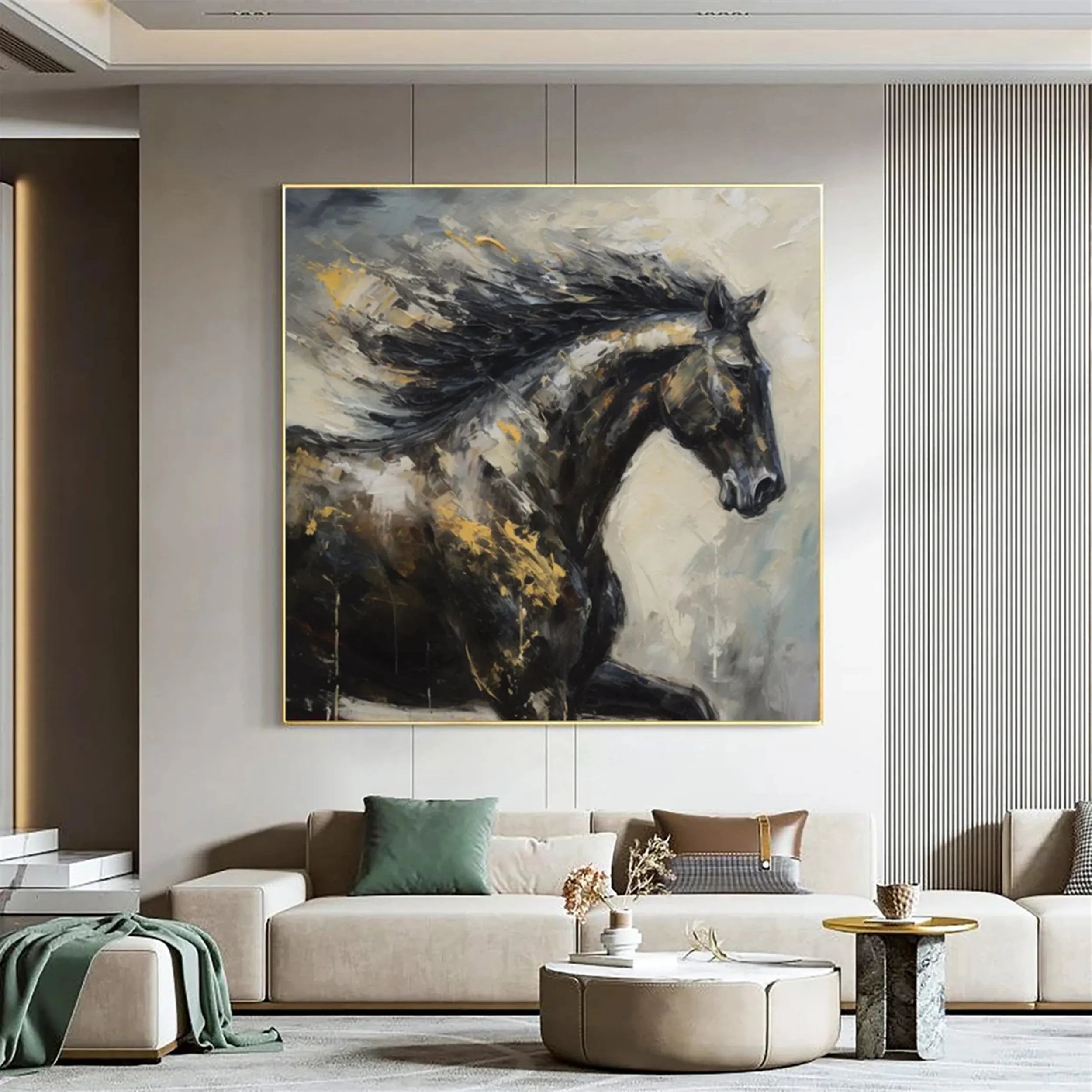 Animal Art Painting #AP045 - Handmade Canvas Wall Decor for Living Room, Bedroom & Office - Wildlife & Nature Inspired Artwork