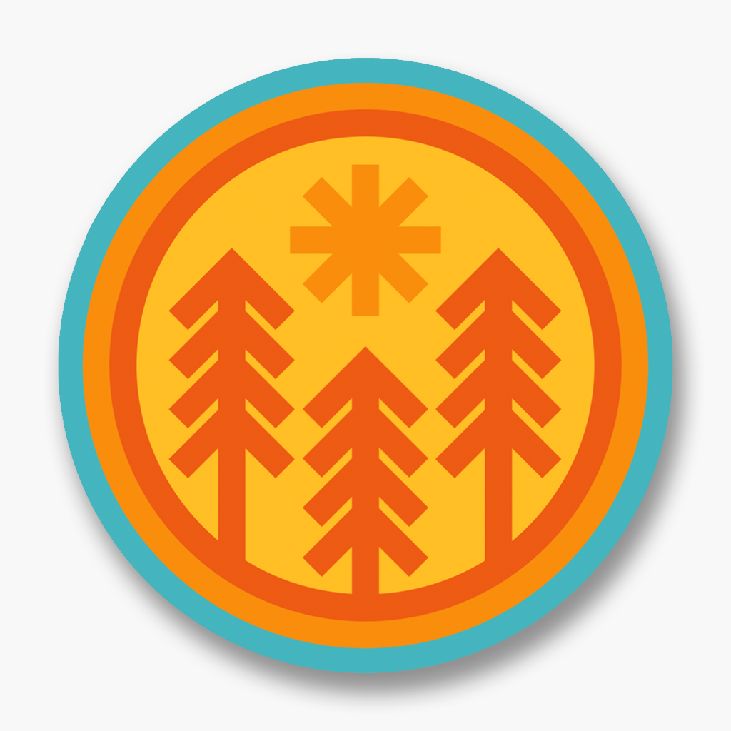 Forest Sun Stickers - Waterproof Vinyl Decals for Laptops, Cars, and DIY Crafts - Perfect for Home Decor, Scrapbooking & Gifts