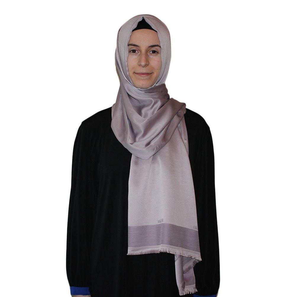 Aker Solid Shawl 1002SLK 983 Lilac - Lightweight Womens Wrap Scarf for Office, Evening & Special Occasions
