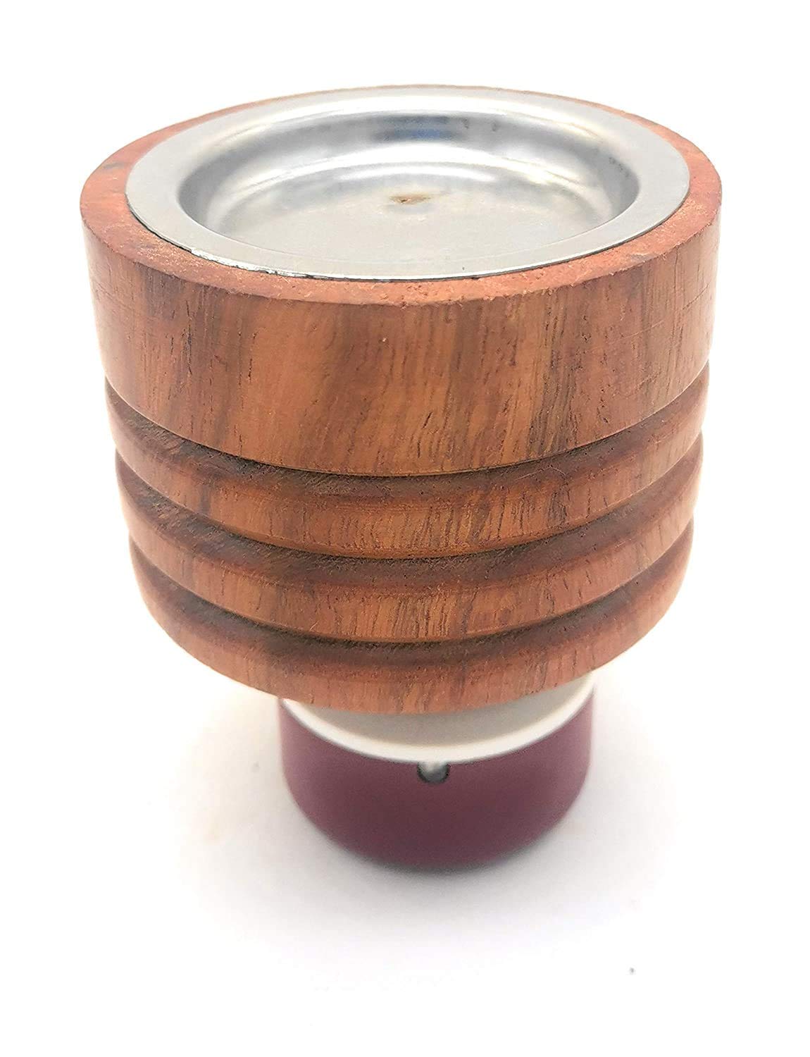 Electric Camphor Burner & Aroma Diffuser - AL-FALAH Smart Kapoor Dani Incense Holder with Switch, Bakhoor & Dhupdani - Black Metal Night Lamp for Home Meditation, Yoga, and Relaxation