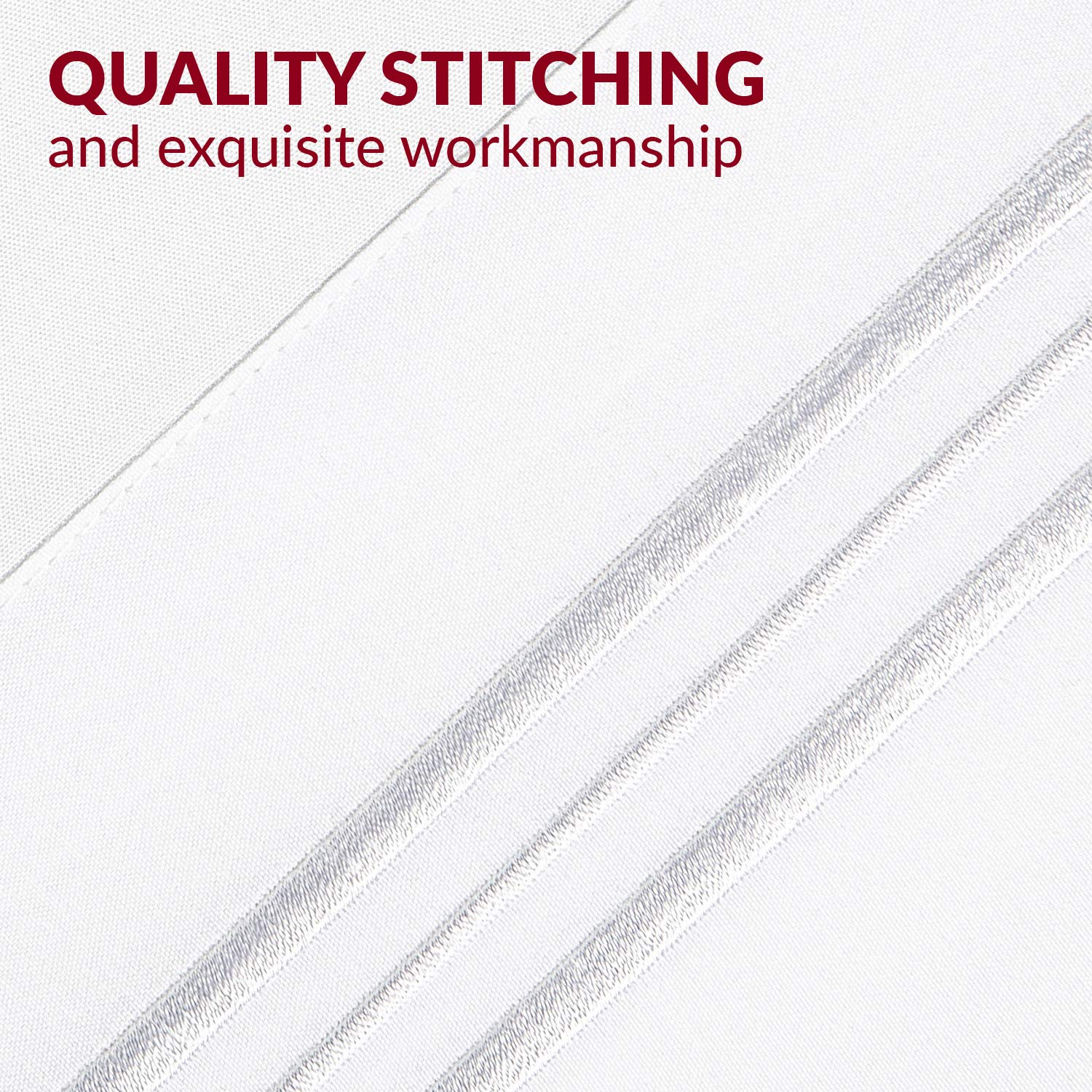 Luxury Brushed Microfiber Pillowcase Set - 2 King Size Wrinkle & Fade Resistant Bedding - Soft Breathable Pillow Covers for Hotel Style Comfort (White, 48-Pack) - Perfect for Home, Guest Rooms & Airbnb Stays