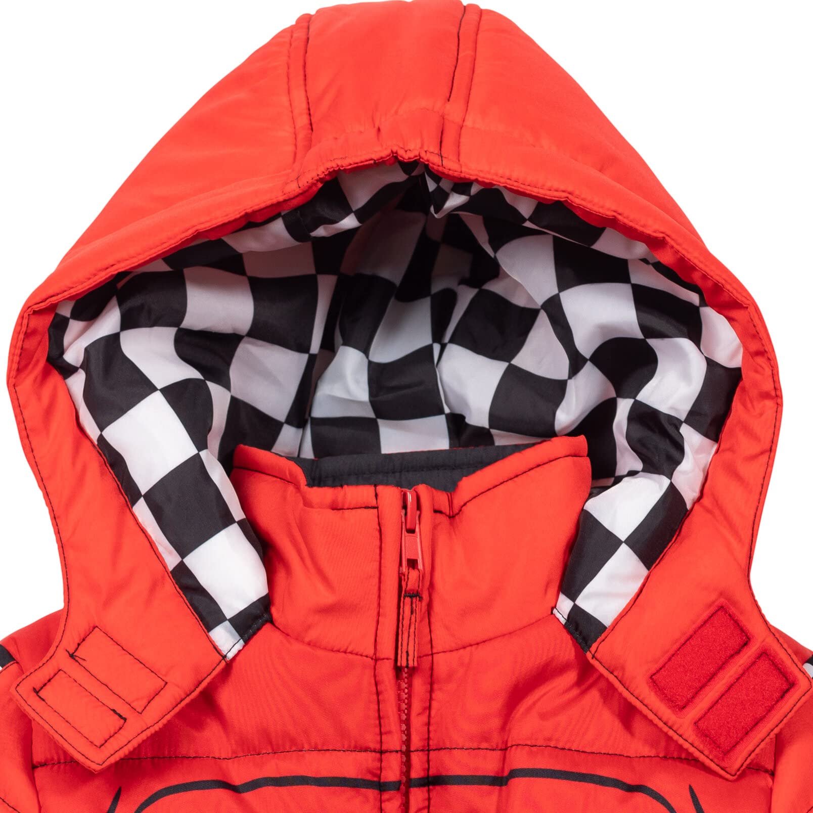 Disney Pixar Cars Mickey Mouse Lightning McQueen Puffer Jacket for Toddlers & Kids - Warm Winter Coat for Boys & Girls, Perfect for Outdoor Play & Disney Theme Park Visits