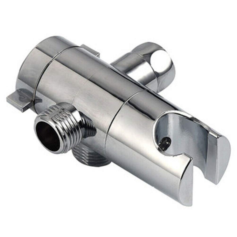 Hemoton Handheld Shower with Diverter Valve - 1pc Bathroom Shower Arm Bracket for Easy Switching Between Fixed and Handheld Showers - Perfect for Bathing Pets, Kids & Hair Washing