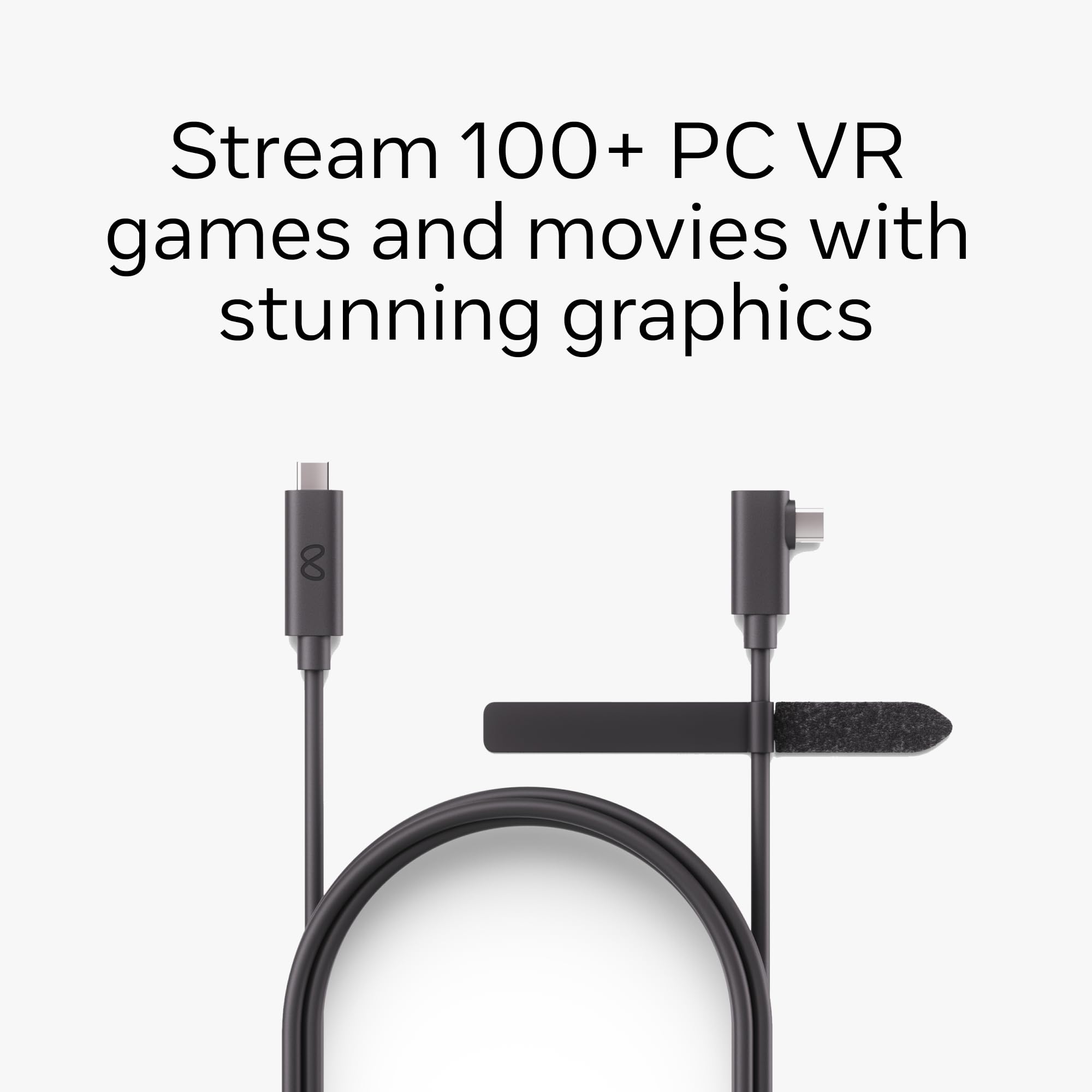 Meta Quest Link Cable - 16FT (5M) High-Speed USB-C Cable for Oculus Quest 2 & PC VR Gaming - Durable & Fast Charging for Immersive Virtual Reality Experience - Perfect for Gaming, Streaming & Workouts