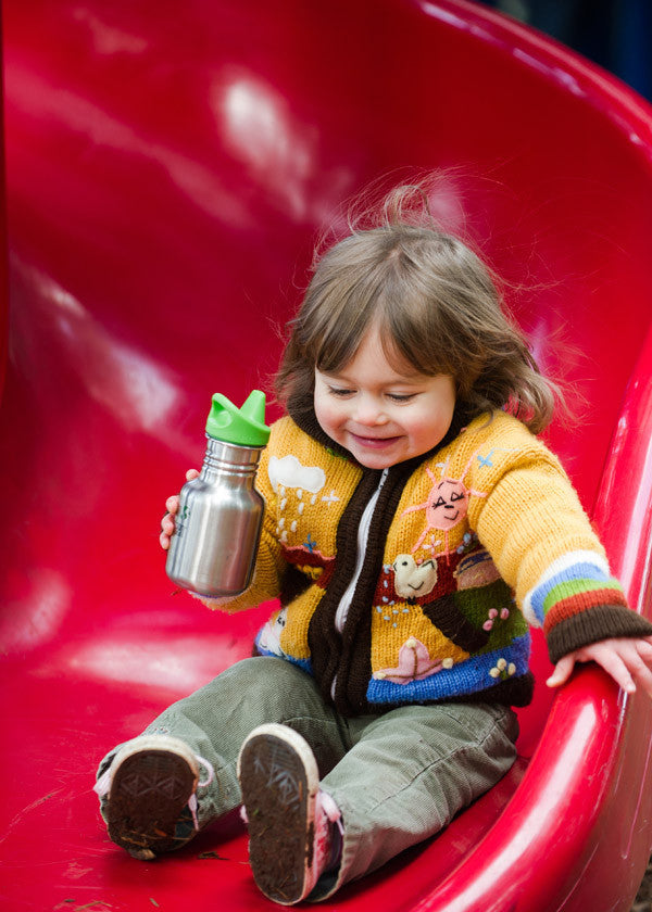 Kid Kanteen 12oz (355mL) Stainless Steel Sippy Cup for Toddlers - BPA-Free, Leak-Proof, Insulated for Hot & Cold Drinks - Perfect for Daycare, Travel, and On-the-Go Use