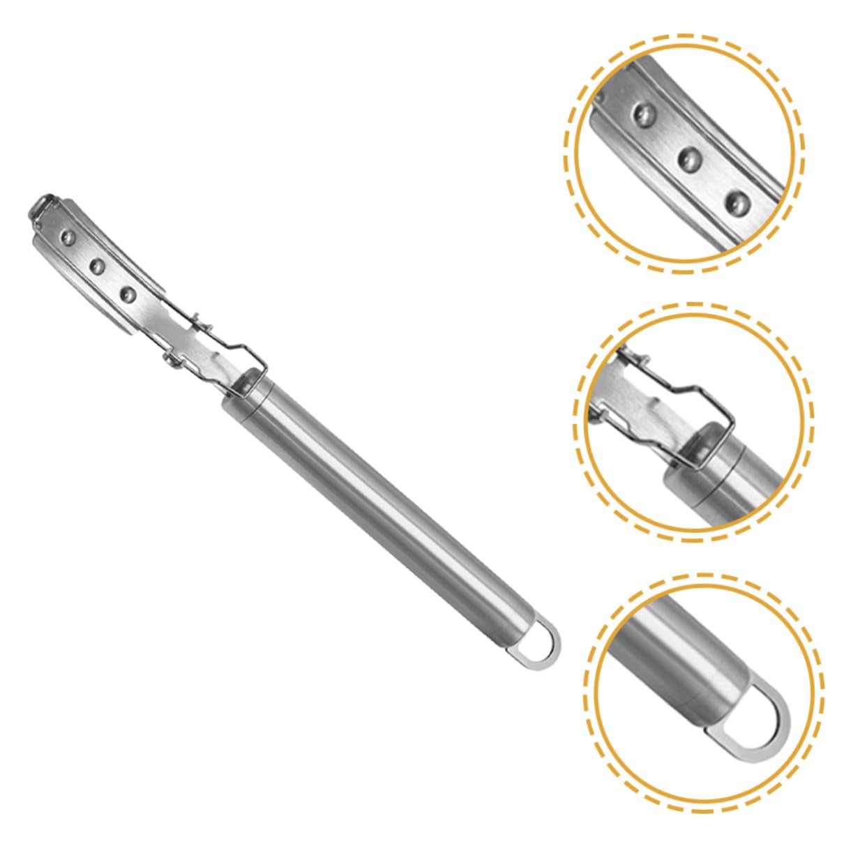 4 Pcs Stainless Steel Razor Holder & Hair Remover Tool for Kitchen Meat Prep