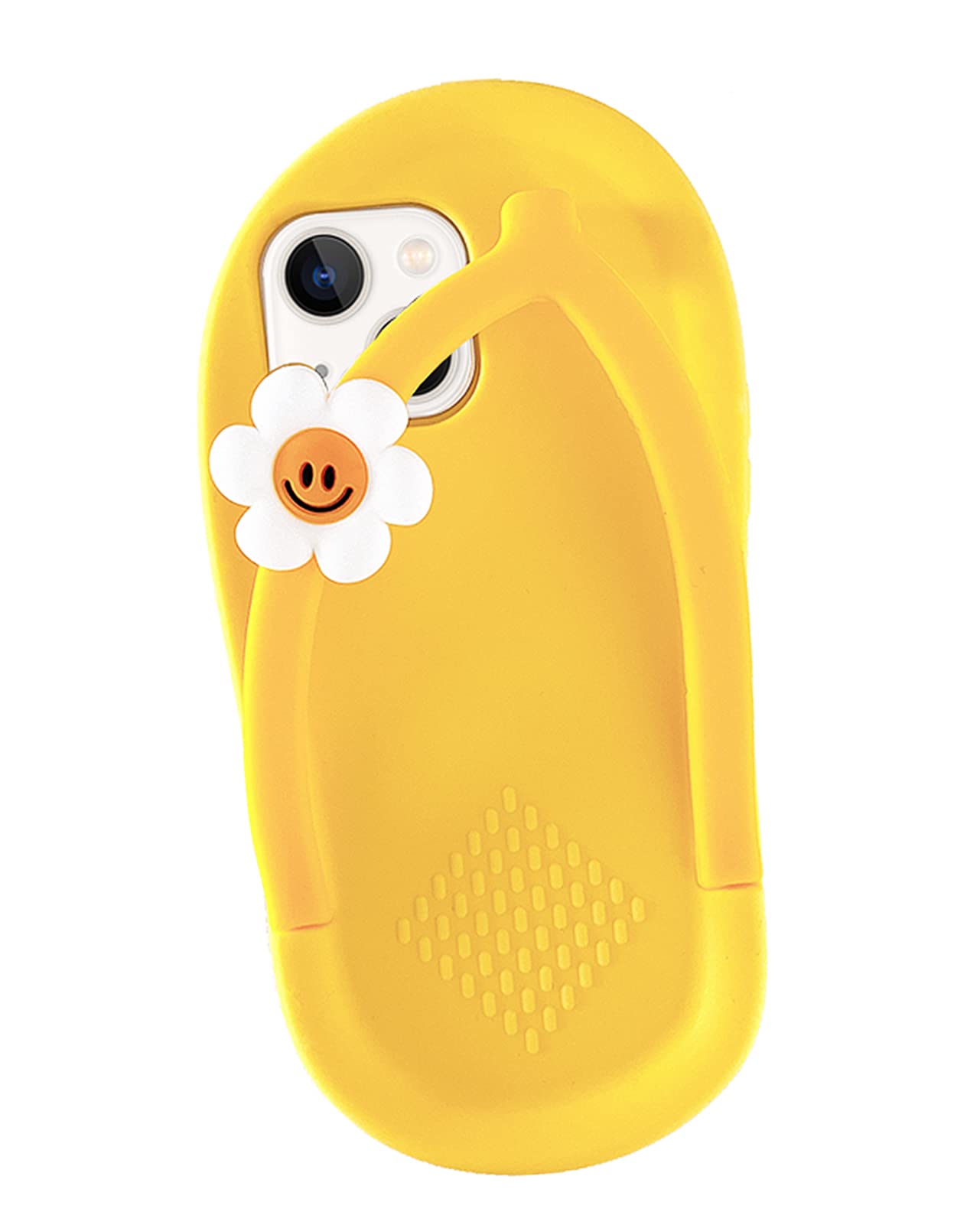 Cute Kawaii 3D Silicone iPhone 12 Pro Max Case with Camera Lens Protector - Thick Protective Shockproof Retro Cartoon Phone Cover (Flip-Flops Design) - Perfect for Everyday Use, Travel & Gift Giving