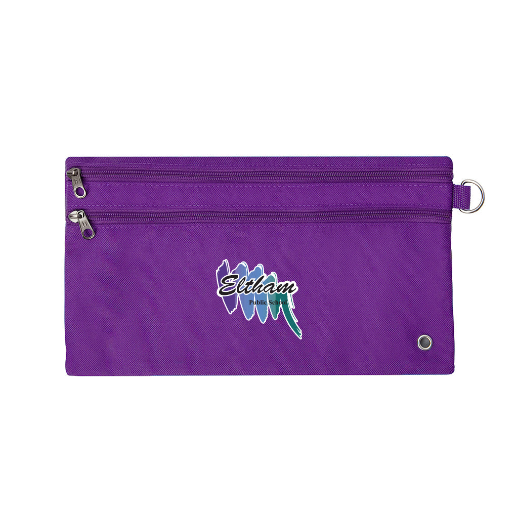 Eltham School Pencil Case - Durable Zipper Pouch for Students, Kids & Office Supplies | Perfect for School, Work & Travel Organization