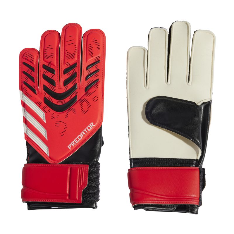 Adidas Predator Junior Goalkeeper Gloves for Kids - Youth Soccer Training Gloves with Grip & Protection - Perfect for Goalkeeping Practice & Matches