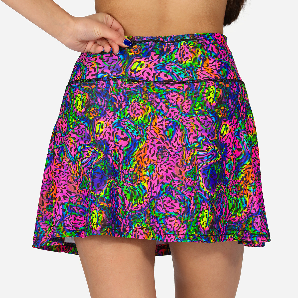 Celestial Skort - Women's High Waist Tennis Skirt with Pockets for Running, Yoga & Workout - Comfortable Athletic Skirt for Sports & Casual Wear