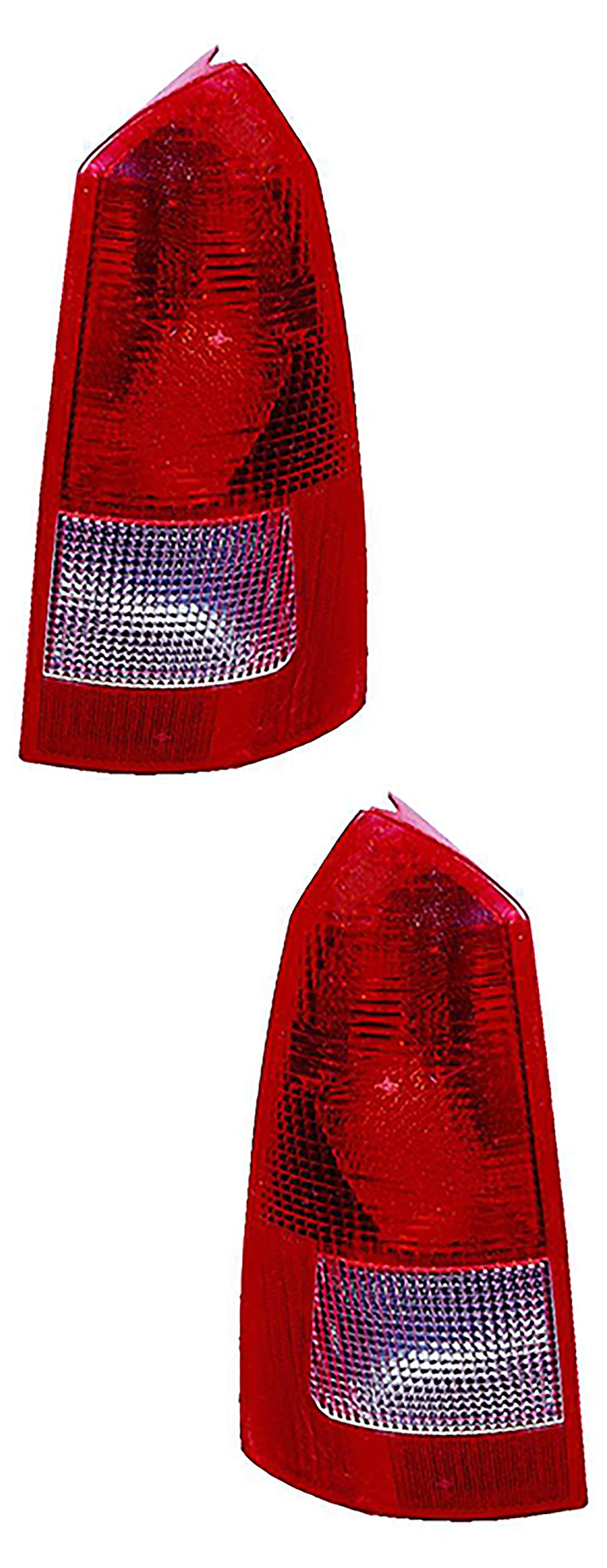 Ford Focus Tail Lights Lamps Set (2000-2003) - Driver & Passenger Side Replacement - Perfect for Night Driving & Car Upgrades