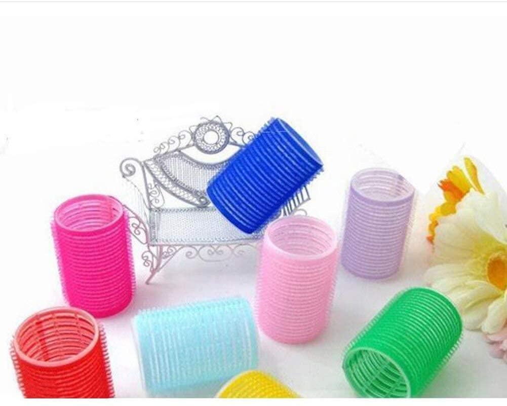 APOEM 6PCS Self-Grip Hair Rollers for Curling - Heatless Curls for Long, Medium & Short Hair (4x6cm) | Perfect for Home Styling, Salon Use & Special Occasions