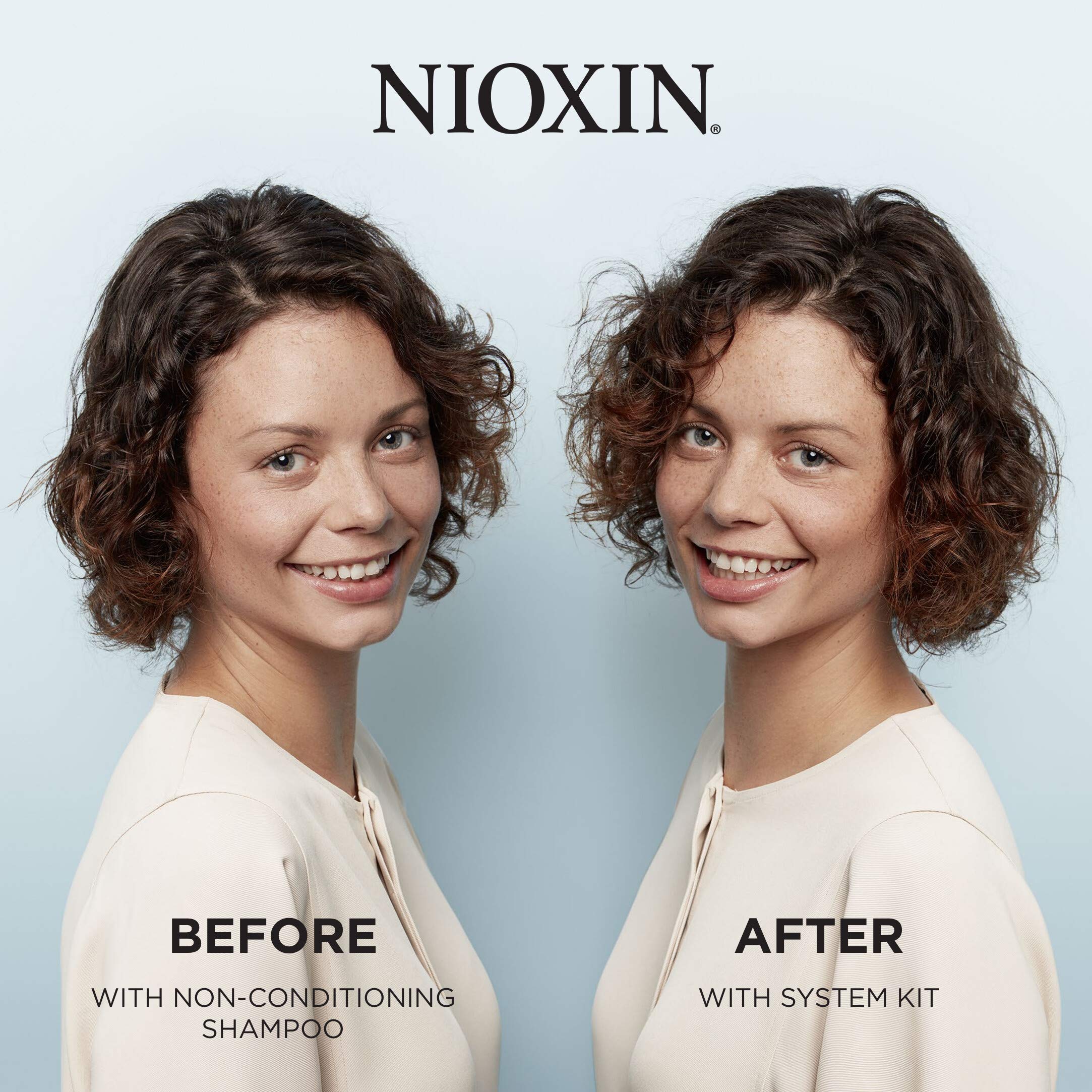 Nioxin System 4 3-Part Kit for Colored Hair with Thinning Treatment | Scalp Therapy & Hair Thickening Solution | For Progressive Hair Loss & Volume Boost | Perfect for Daily Hair Care Routine & Salon-Quality Results at Home