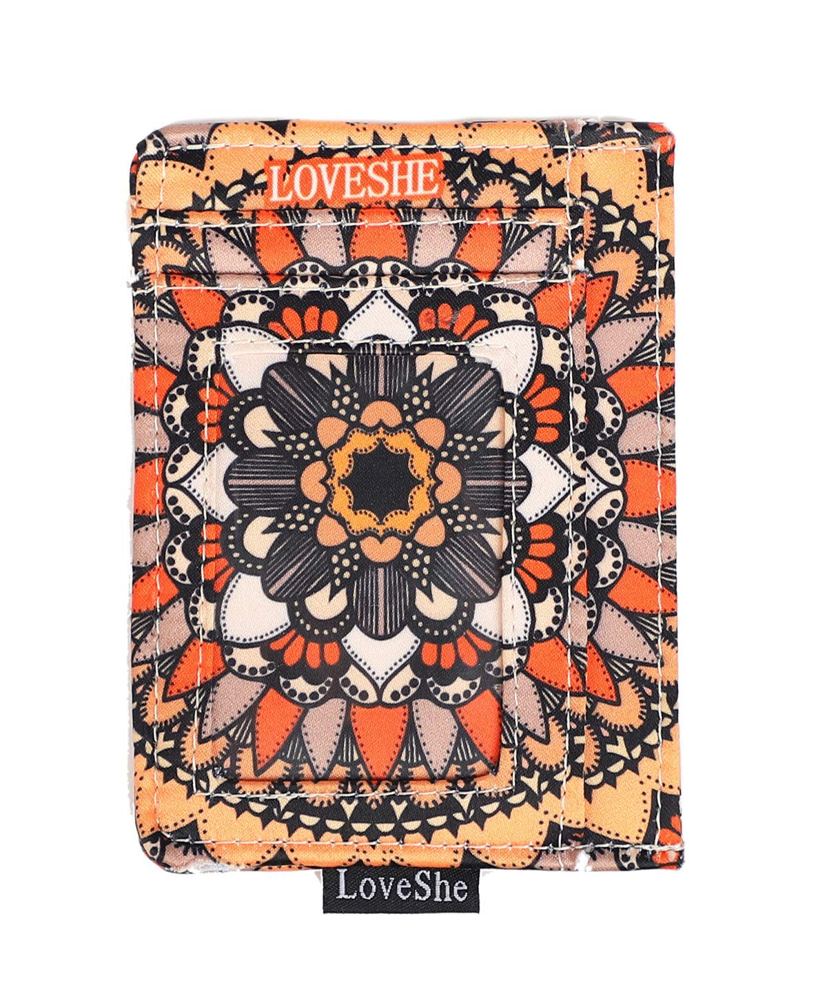 RFID Blocking Credit Card Holder for Women - Stylish & Secure Wallet with Star Anise Flower Design | Perfect for Travel, Shopping & Everyday Use