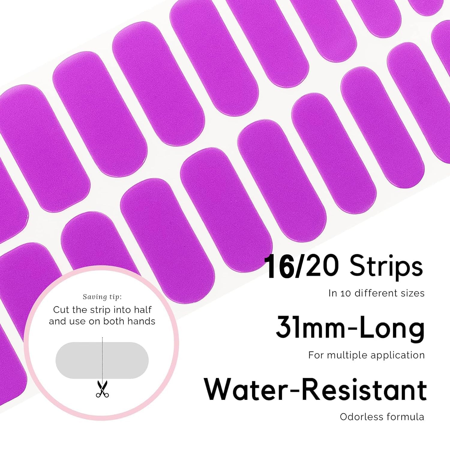 UV Gel Nail Stickers Kit with Light for Home Manicure