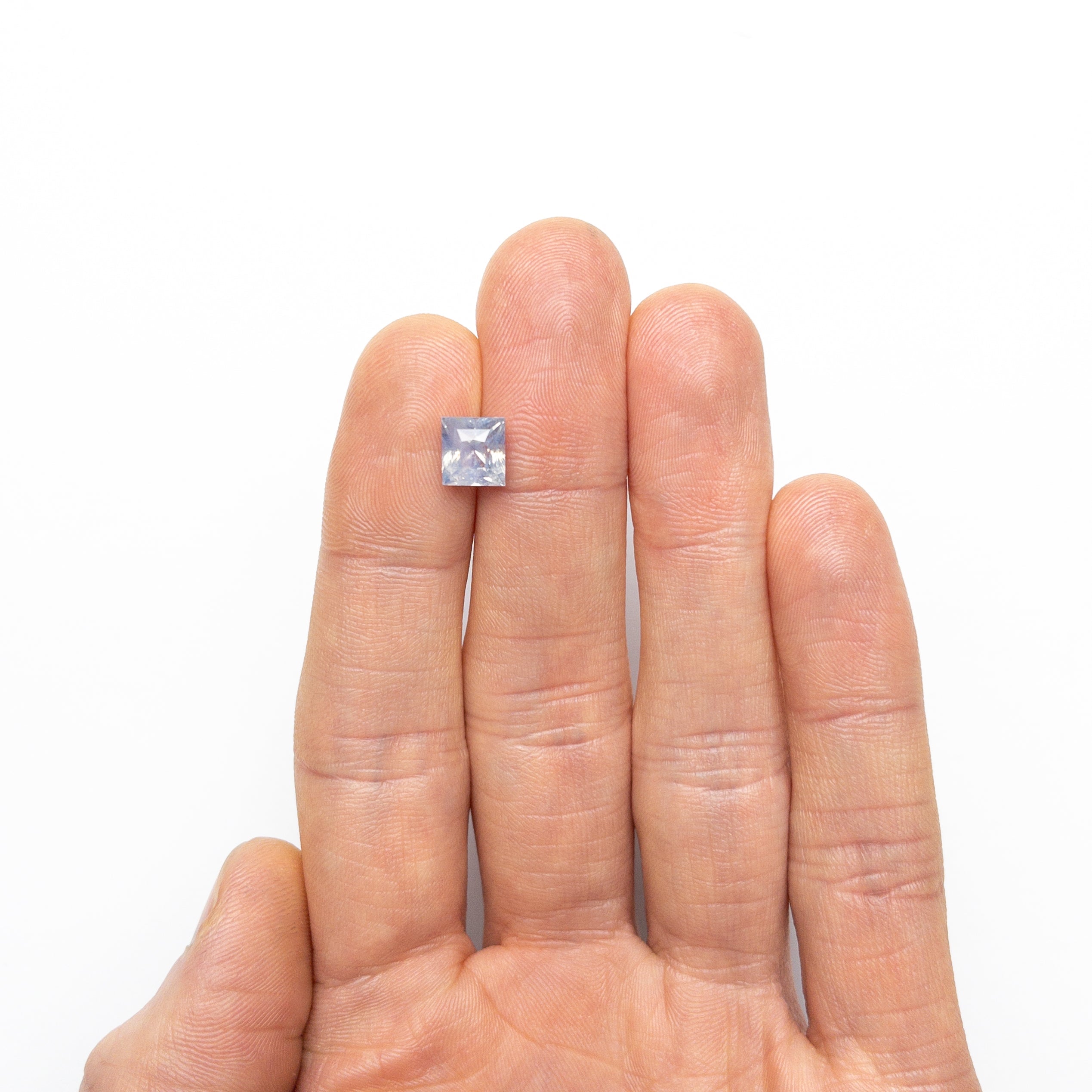 3.11ct Natural Blue Sapphire Gemstone - 7.29x6.70x5.97mm Rectangle Brilliant Cut for Jewelry Making, Engagement Rings & Fine Collections