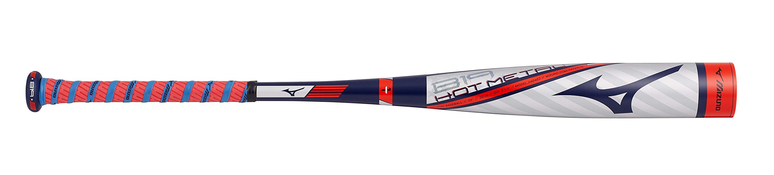 Mizuno B19-Hot Metal BBCOR Baseball Bat (-3) for High School & College Players - Perfect for Training, Games & Tournaments