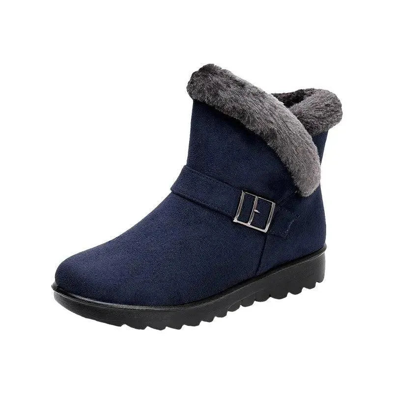 Women's Cozy Plush Snow Boots - Waterproof Winter Boots for Women - Warm & Comfortable Snow Shoes for Cold Weather - Perfect for Snowy Days, Outdoor Activities & Winter Fashion