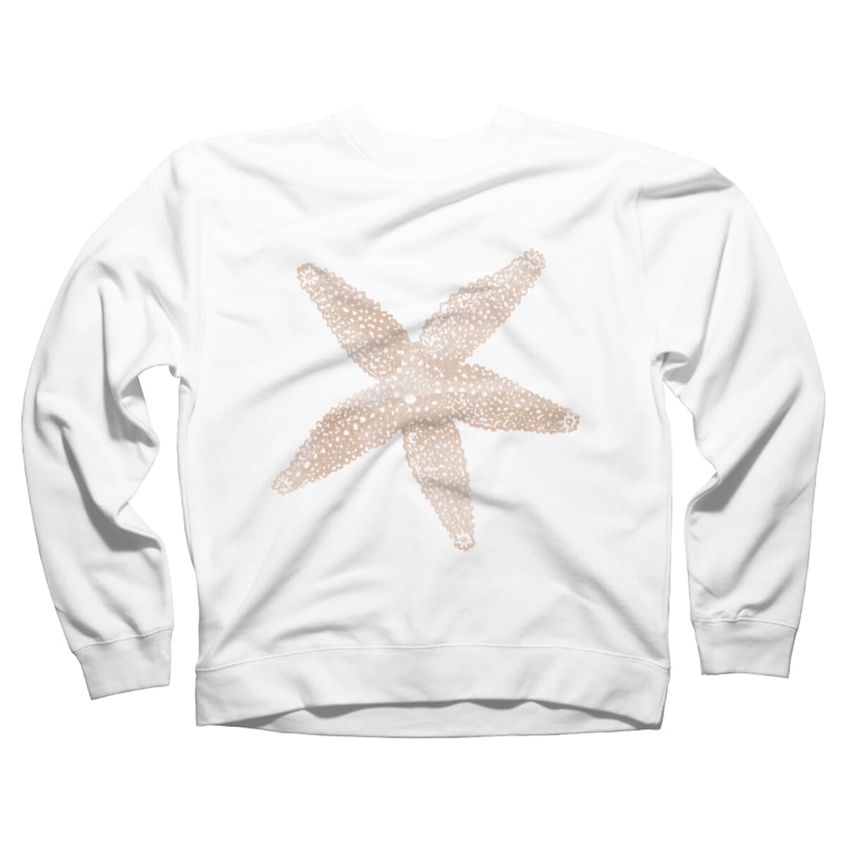 ZenandChic Watercolor Starfish Unisex Sweatshirt | Soft Cotton Pullover | Beach Vacation & Casual Wear