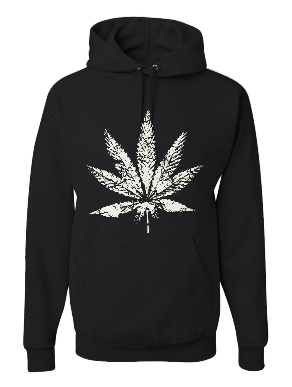 Men's Cannabis Leaf Hoodie - Medical Marijuana Graphic Pullover Sweatshirt with Hood | Perfect for 420 Festivals, Stoner Fashion & Casual Streetwear