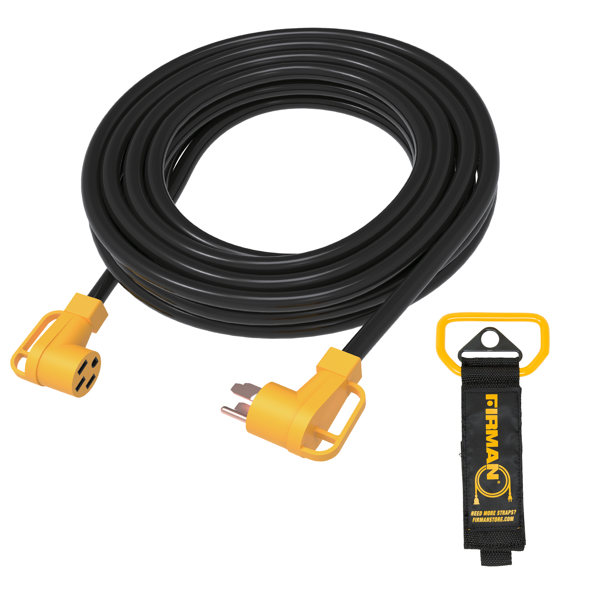 Heavy Duty 14-50P to 14-50R 25-Foot RV Extension Cord - Power Your RV, Camper, or Outdoor Equipment Safely