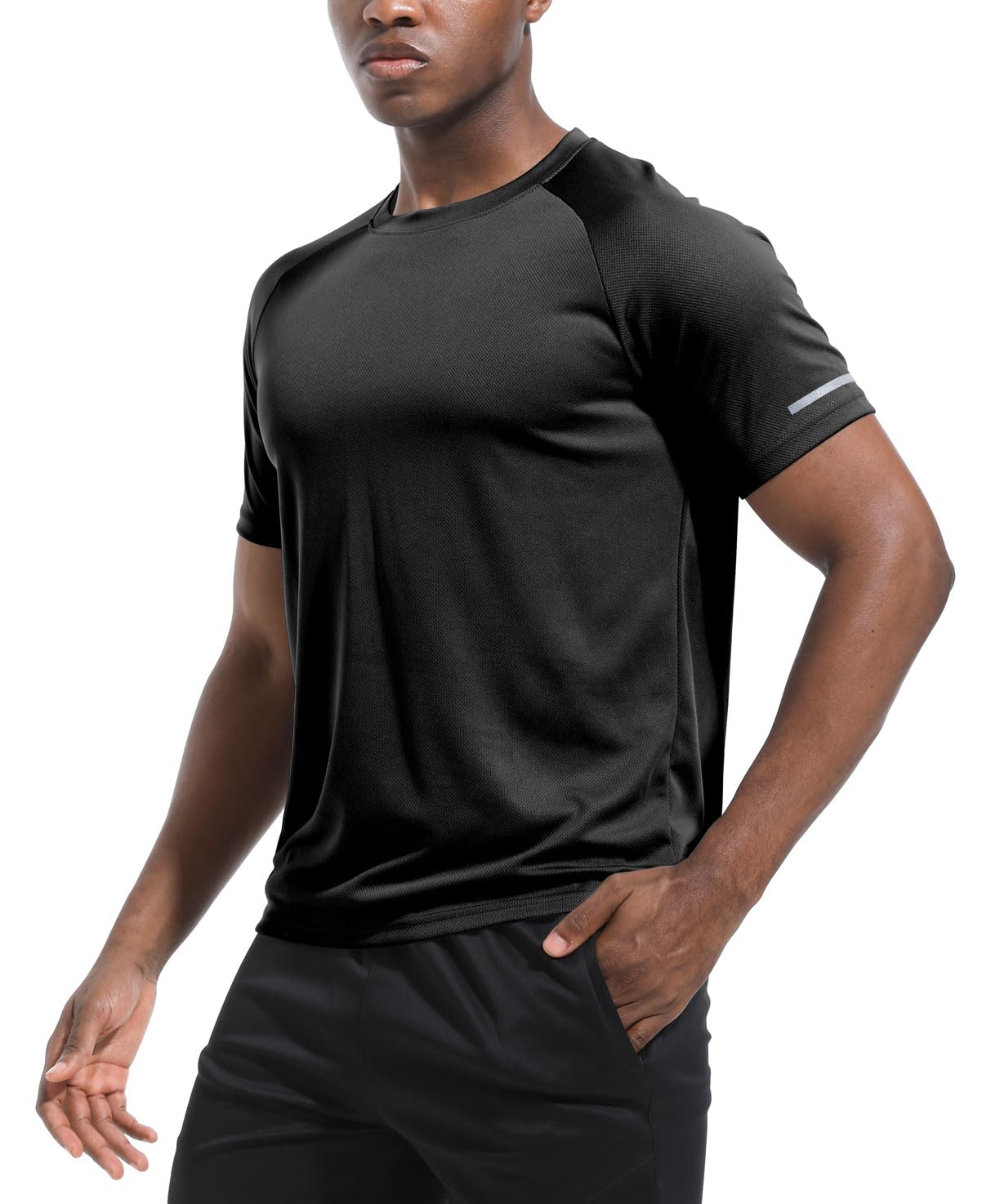 1-3 Pack Men's Workout Running Shirts - Moisture Wicking Dry Fit Athletic T-Shirts for Gym, Sports & Outdoor Activities - Breathable Short Sleeve Shirts for Men's Training & Jogging