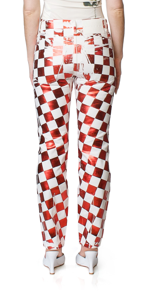 Check Print Five Pocket Pants for Men - Comfortable Casual Trousers with Stylish Plaid Design | Perfect for Office, Travel & Everyday Wear