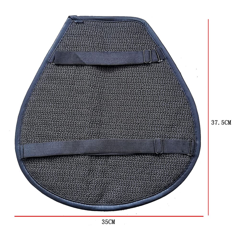 Shockproof Motorcycle Seat Cushion - Breathable Pressure Relief Pad for Comfortable Riding