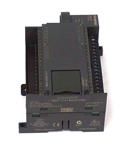Original Siemens SIMATIC CPU 224 AC/DC/Relay 6ES7214-1BD23-0XB0 PLC Controller (100-230V AC) - Industrial Automation & Control System for Manufacturing & Machinery