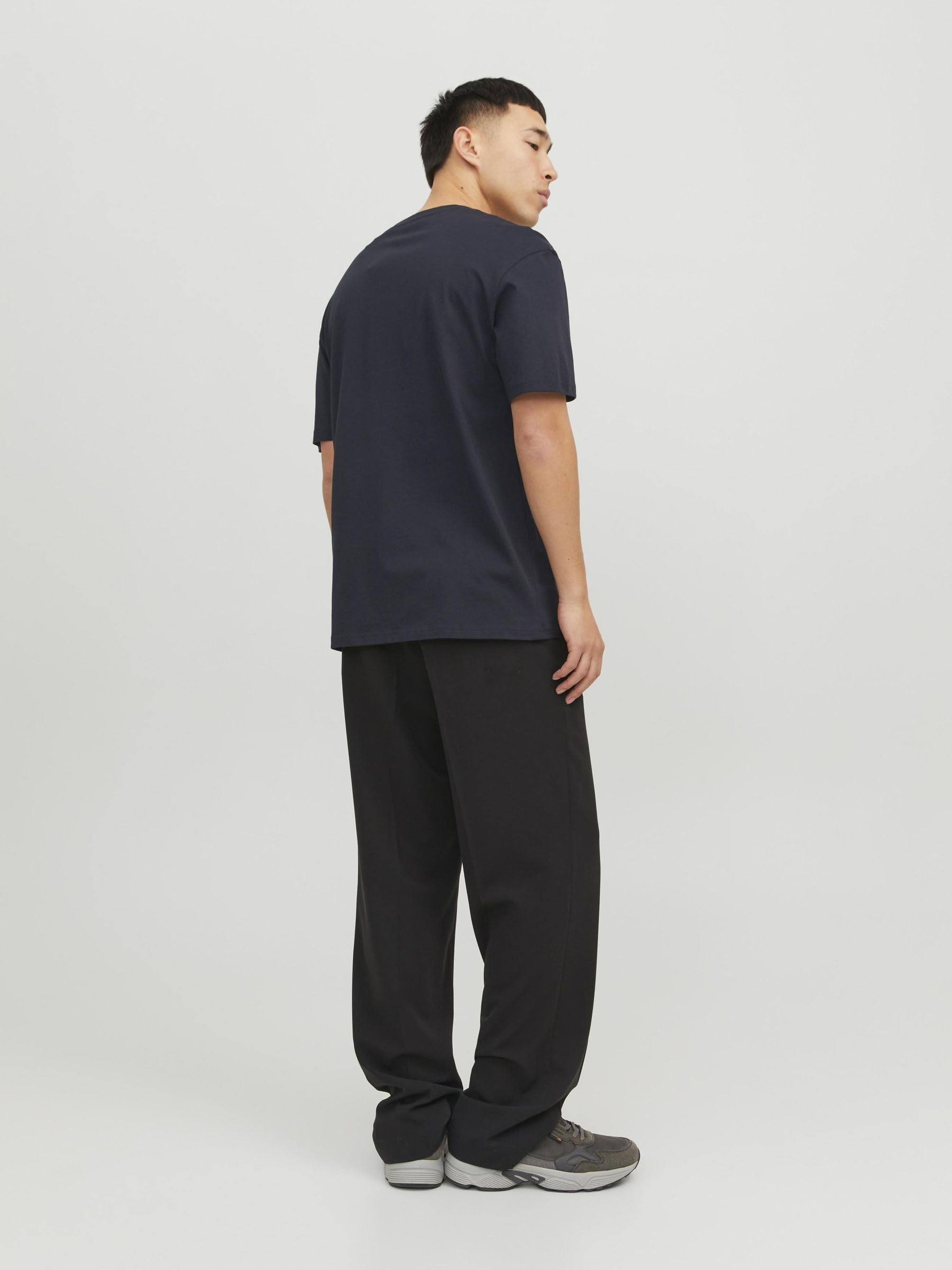 JACK & JONES Men's JJESTAR JJ TEE SS NOOS Cotton T-Shirt - Casual Short Sleeve Crew Neck Top for Everyday Wear, Street Style & Outfits