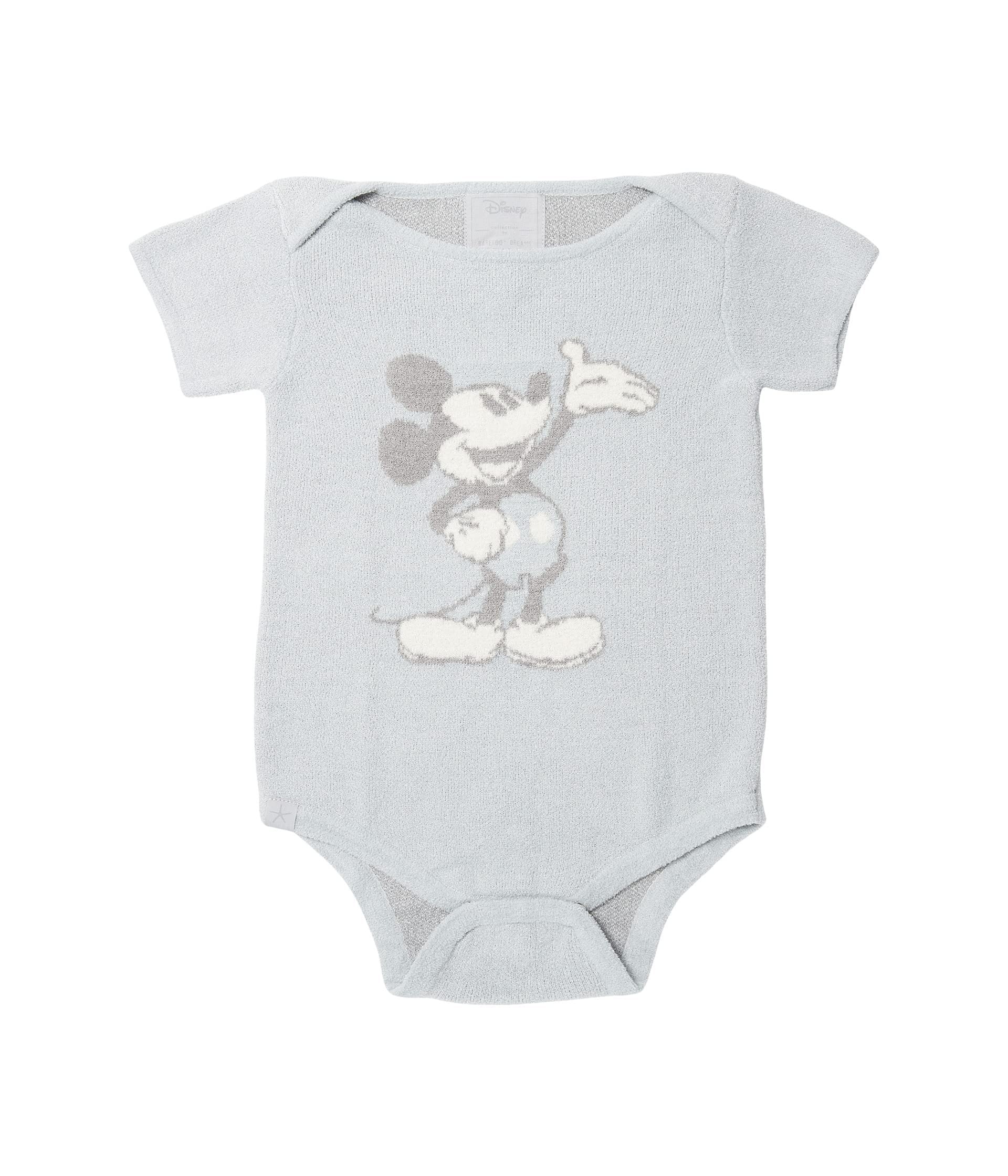 Barefoot Dreams Baby-Boys CozyChic Ultra Lite® Disney Mickey Mouse Infant Set - Soft & Comfortable Outfit for Newborns - Perfect for Playtime, Naptime & Photo Shoots