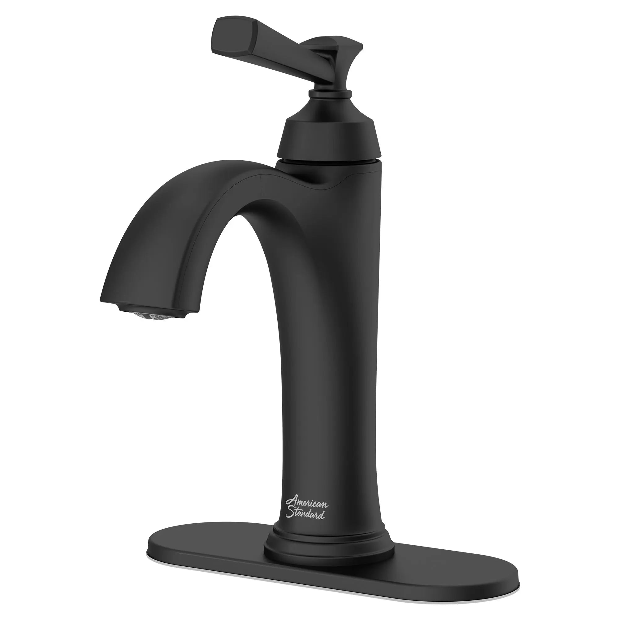 Glenmere Single Hole Bathroom Faucet with Lever Handle - 1.2 GPM/4.5 LPM Water-Saving Design - Perfect for Modern Vanities and Small Bathrooms