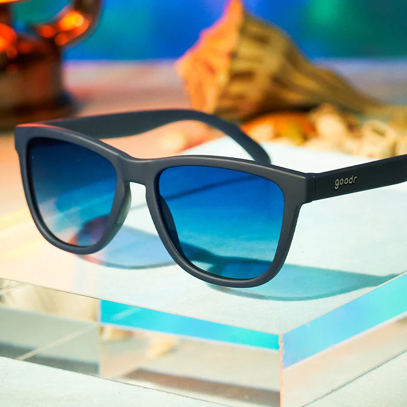 Goodr Sunglasses - Drinks Seawater, Sees Future - Polarized UV Protection Running Cycling Golf Shades for Men & Women - Perfect for Outdoor Sports, Beach & Driving