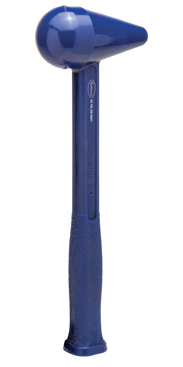 Eastwood 24 Oz. Bossing Dead Blow Shaping Forming Tear-Drop Mallet Hammer - Perfect for Auto Body Repair, Metal Shaping & DIY Projects