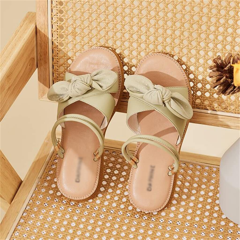 Women's Thick Soft Comfortable Slippers - Cozy Small Fresh Style with Non-Slip Flat Sole, Perfect for Home, Lounge and Matching with Skirts (Color: A, Size: 36) - Ideal for Indoor Relaxation, Spa Days and Casual Outfits