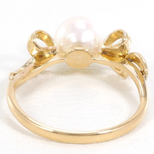 18K Yellow Gold Pearl Ring for Women - Elegant & Timeless Jewelry Gift for Wedding, Anniversary & Special Occasions