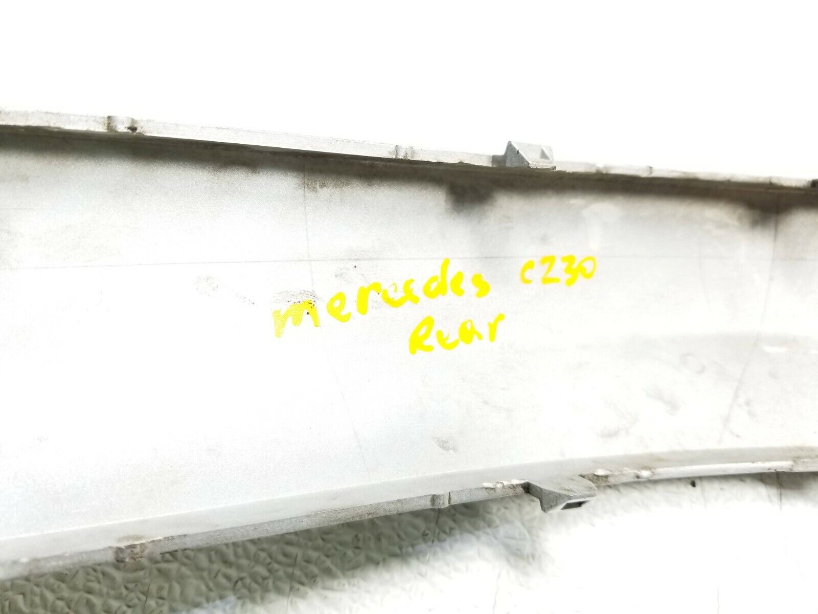 Original Mercedes Benz W203 C230 Coupe Rear Bumper Molding (2002-2006) - 3-Piece OEM Replacement (Part #77k) - Perfect for Car Restoration & Customization Projects