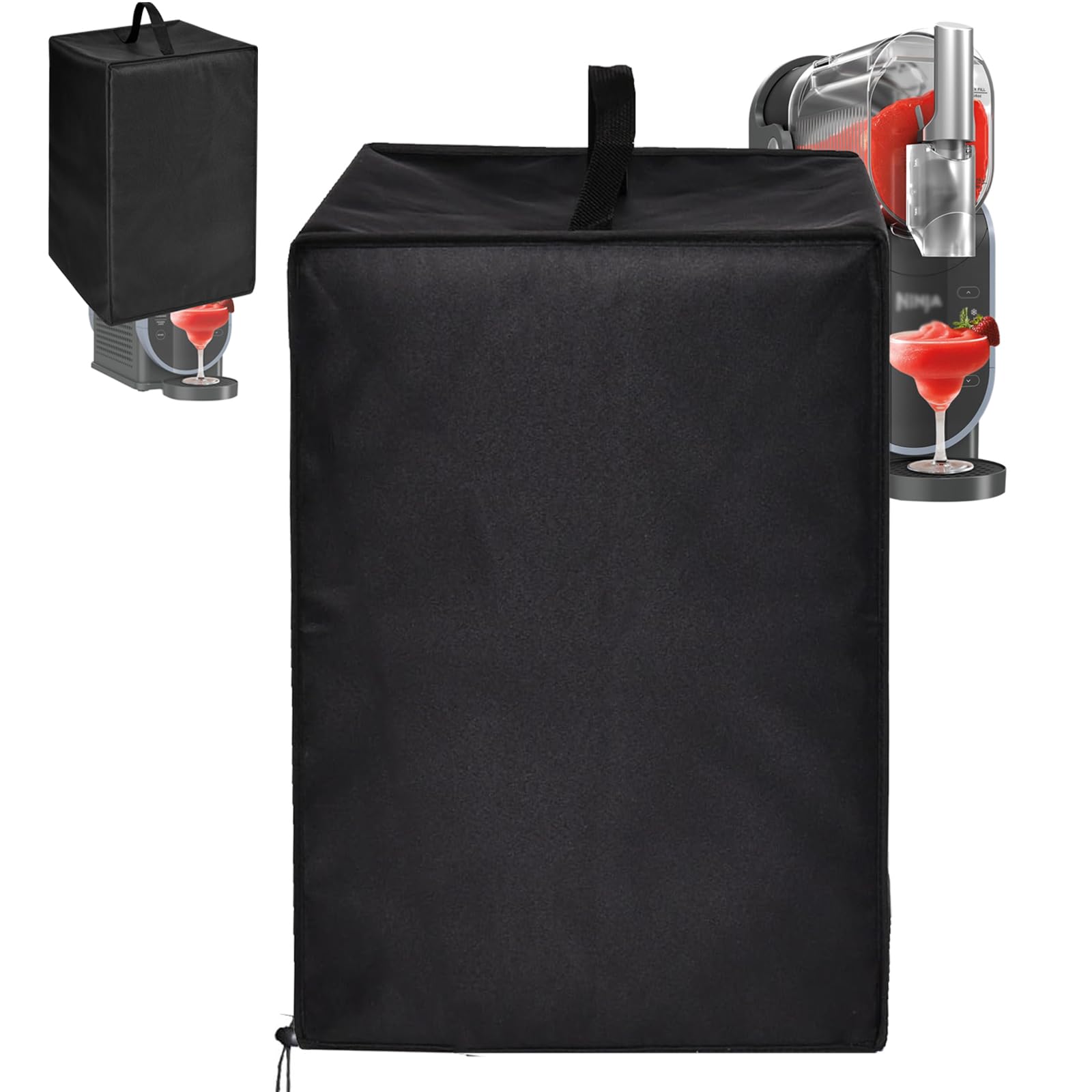 Ninja Professional Slushie Machine Cover FS301 & FS301C - Durable Lid for Frozen Drink Maker, Black - Perfect for Home Bars, Parties, and Summer Refreshments
