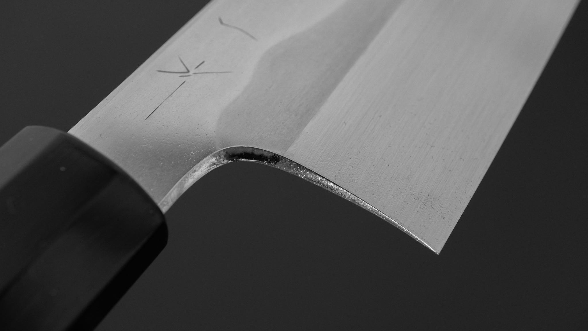 Hitohira Togashi White #1 Fuji Mizu Honyaki Gyuto 240mm Japanese Chef Knife with Kurokaki Persimmon Handle & Saya - Premium Kitchen Knife for Professional Chefs & Home Cooking, Sushi, Meat Cutting