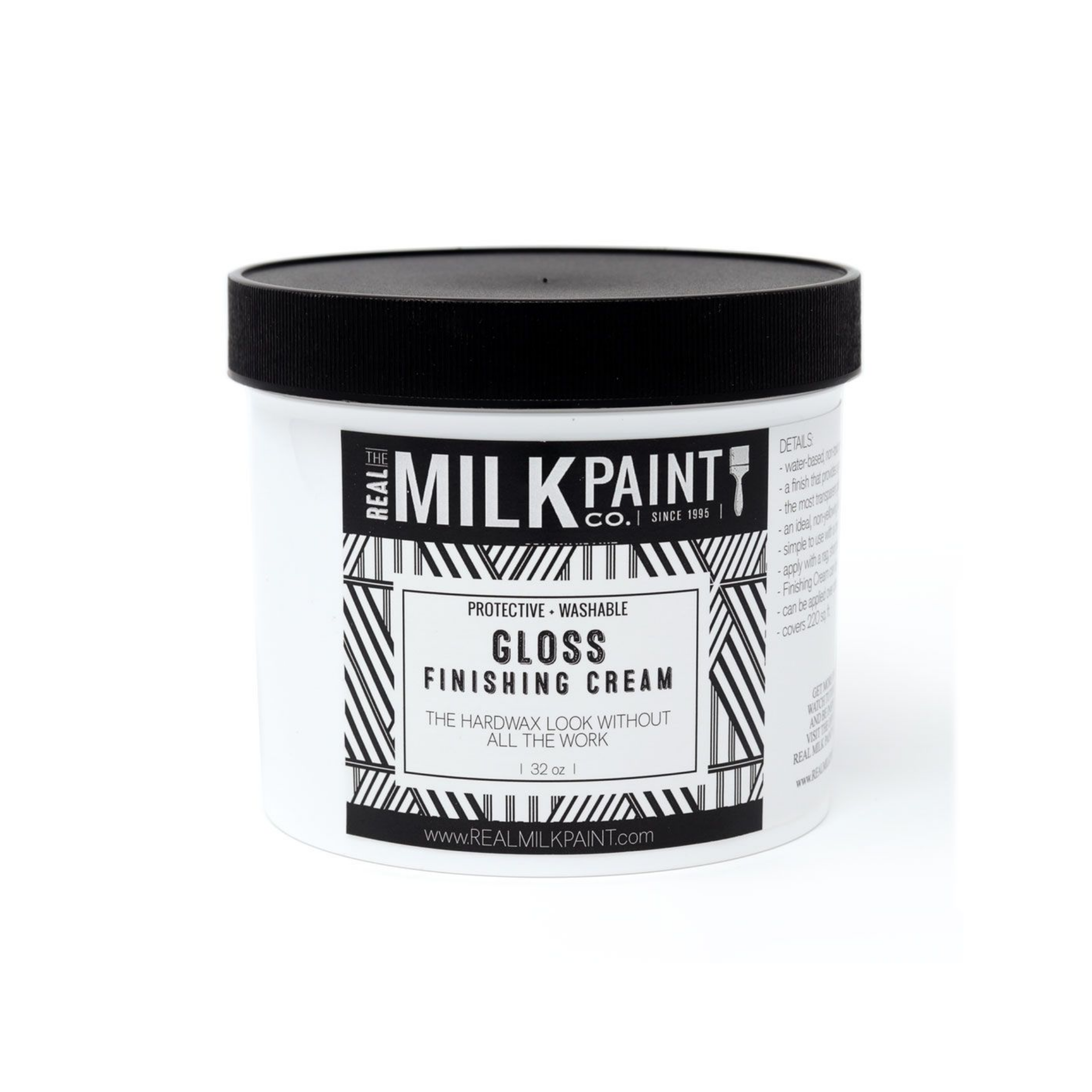 Real Milk Paint Finishing Creams - Natural Wood Stain & Wax for Furniture Restoration - Perfect for DIY Projects, Antique Refinishing & Home Decor