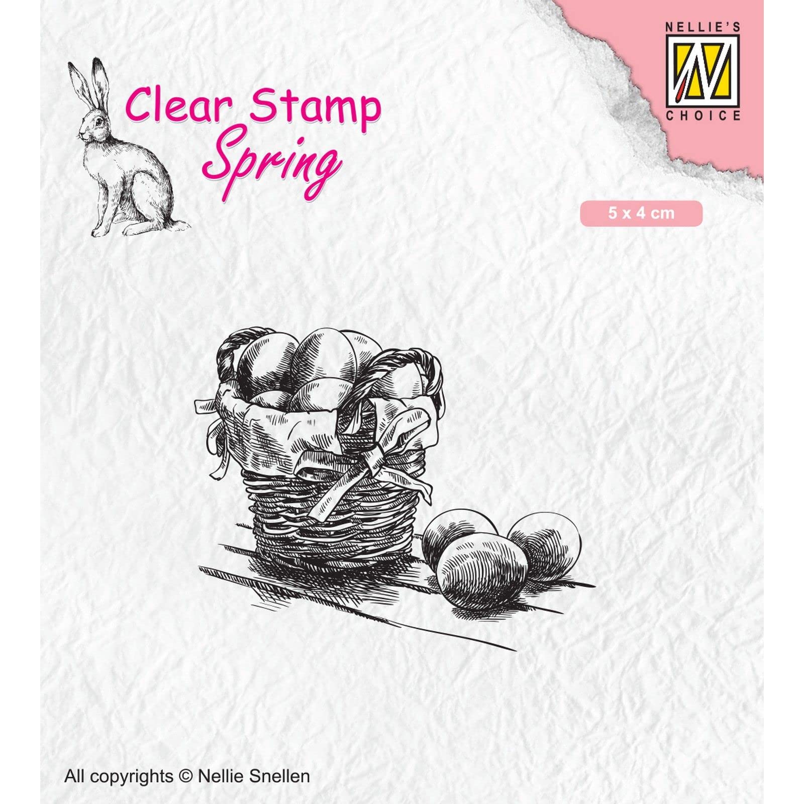 Clear Stamp Spring Easter Eggs - DIY Scrapbooking, Card Making, and Spring Craft Projects