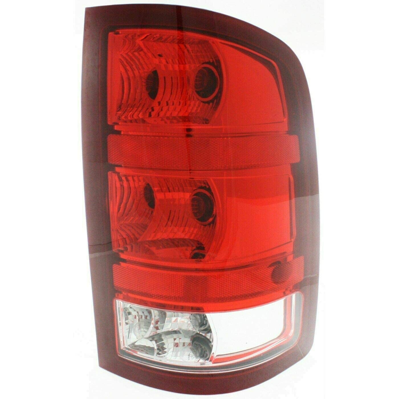 GMC Sierra 2007-2013 1500 & 2007-2014 2500HD/3500HD Replacement Tail Lights Assembly - Left Driver & Right Passenger Side (Part# 25958485, 25958484) - Direct Fit, Easy Installation for Improved Night Visibility & Safety
