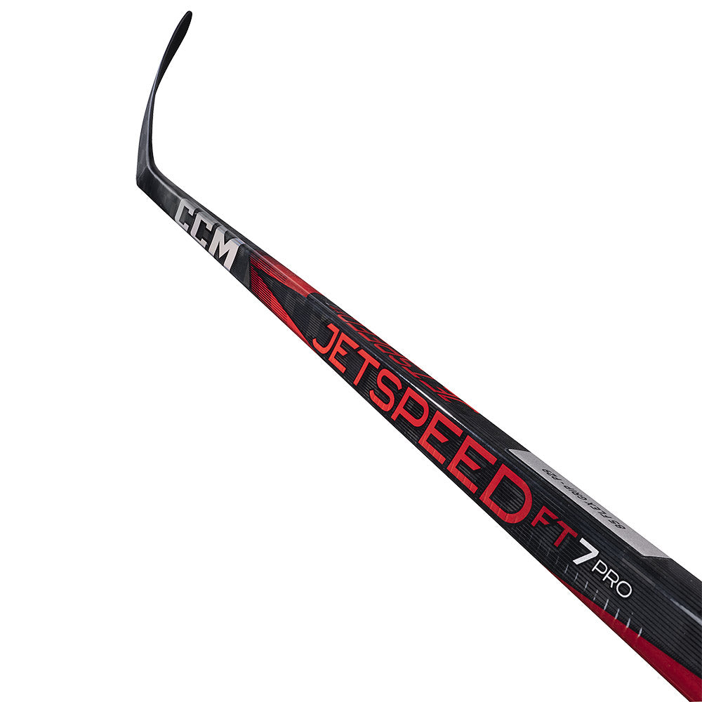 CCM Jetspeed FT7 Pro Intermediate Ice Hockey Stick - Lightweight Carbon Fiber Design for Speed & Control - Perfect for Youth & Adult Hockey Players in Games & Practice