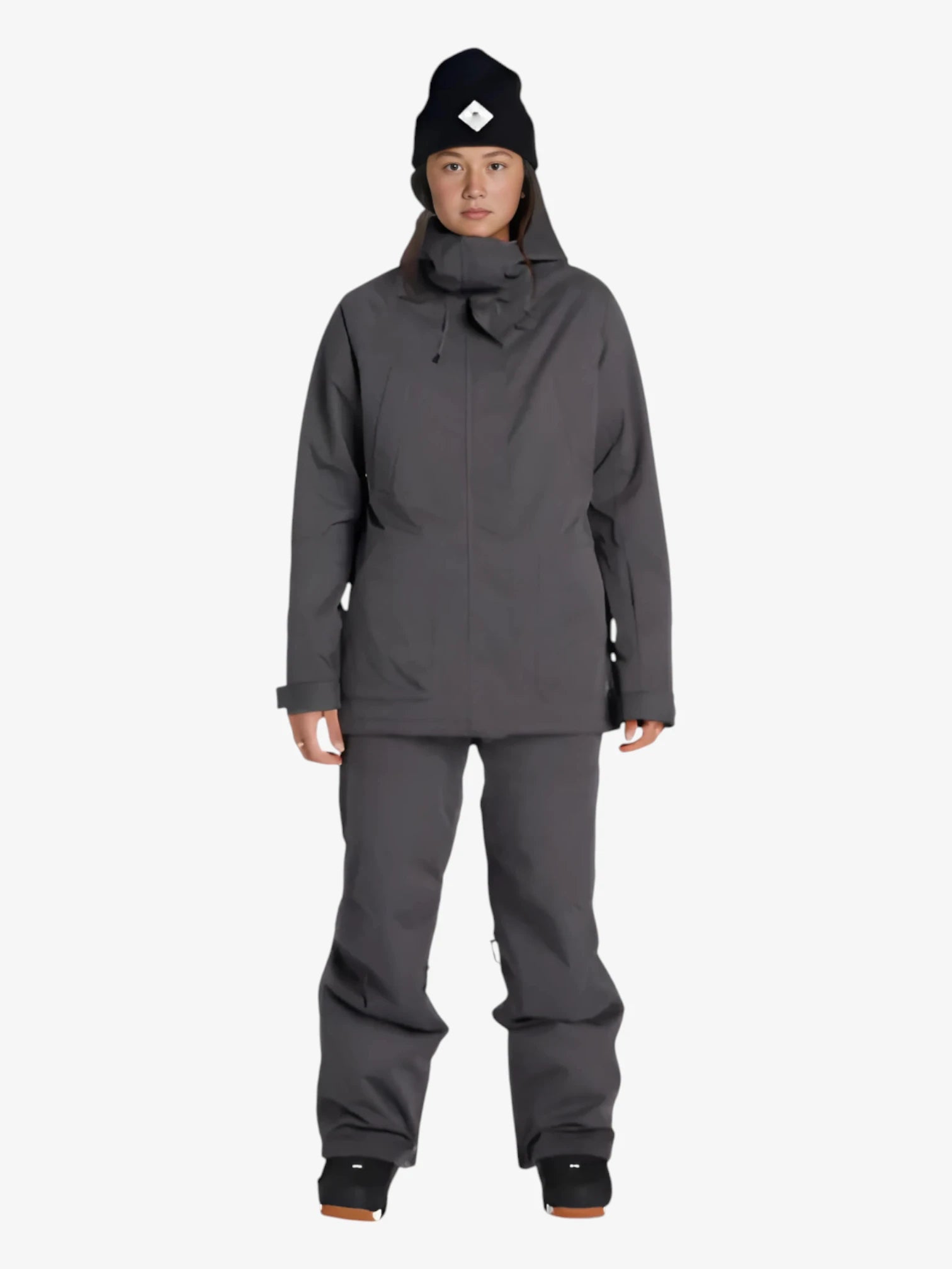 DC Women's Paramount Snow Jacket in Gray - Waterproof Winter Coat for Skiing, Snowboarding & Outdoor Adventures