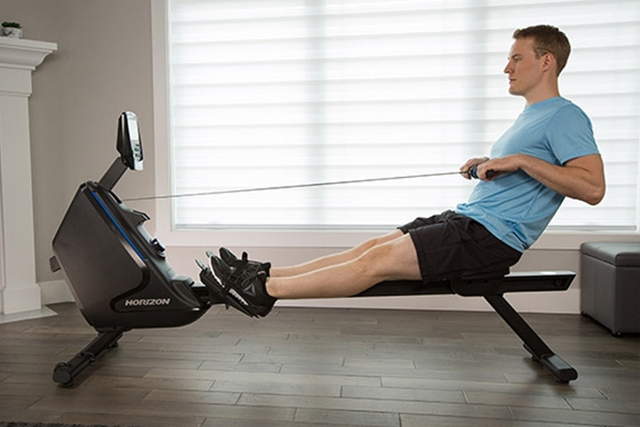 Horizon Oxford 6 Rowing Machine for Home Gym - Premium Indoor Rower with Smooth Magnetic Resistance for Full Body Workout | Perfect for Cardio Training, Weight Loss & Small Space Fitness
