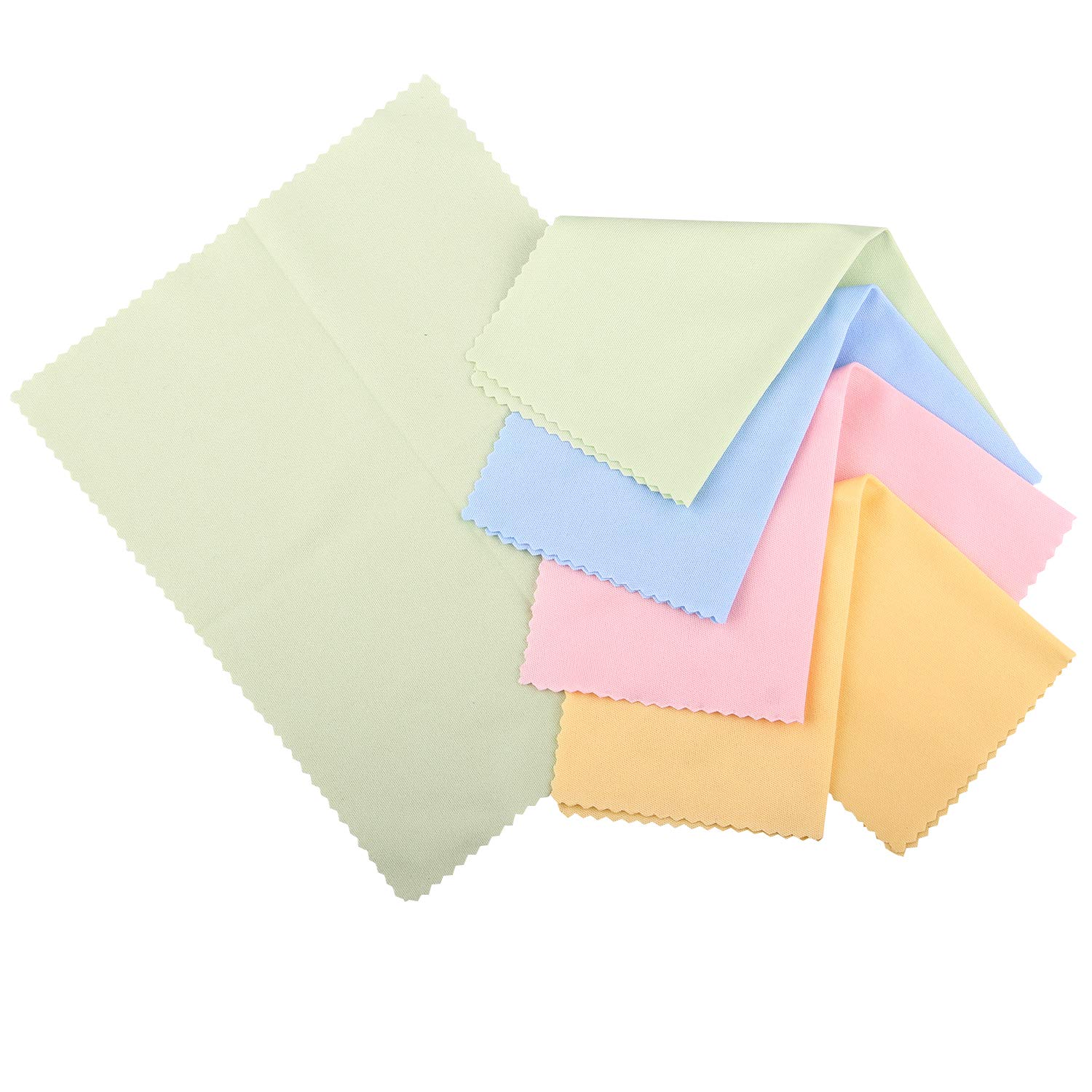 5PCS Premium Microfiber Cleaning Cloth for Musical Instruments - Guitar, Violin, Piano, Clarinet, Trumpet, Saxophone, Flute - Scratch-Free Polish & Maintenance - Random Colors - Perfect for Musicians & Music Lovers