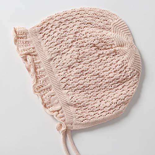 Vivobiniya Toddler Girl Flounce Knit Hat - Soft Baby Bonnet for Newborn to 8 Years - Perfect for Winter, Outdoor Play & Photoshoots