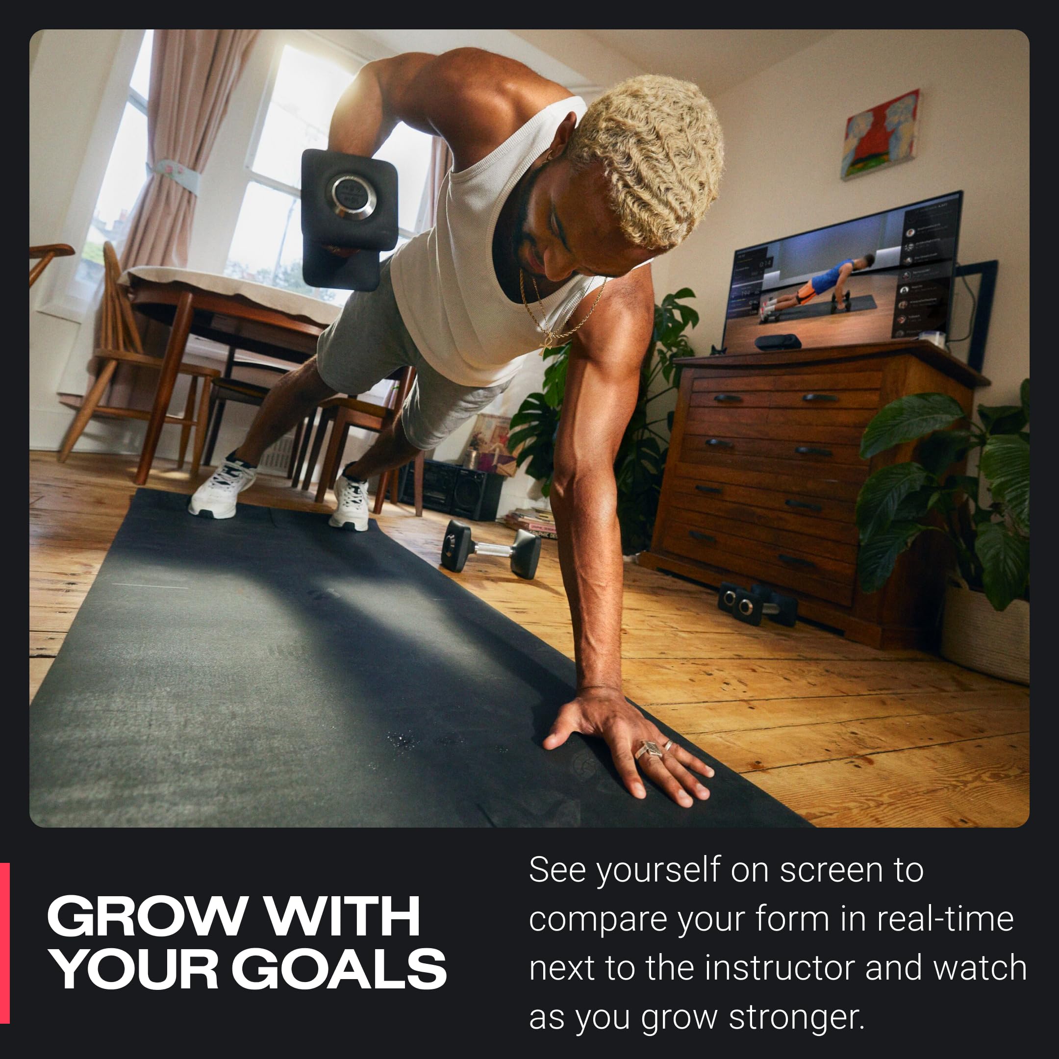 Peloton Guide AI-Powered Smart Home Gym System with HD Camera - Interactive Strength Training Equipment for TV, Includes Expert Coaching & Performance Tracking - Perfect for Home Workouts & Fitness Enthusiasts (Black)