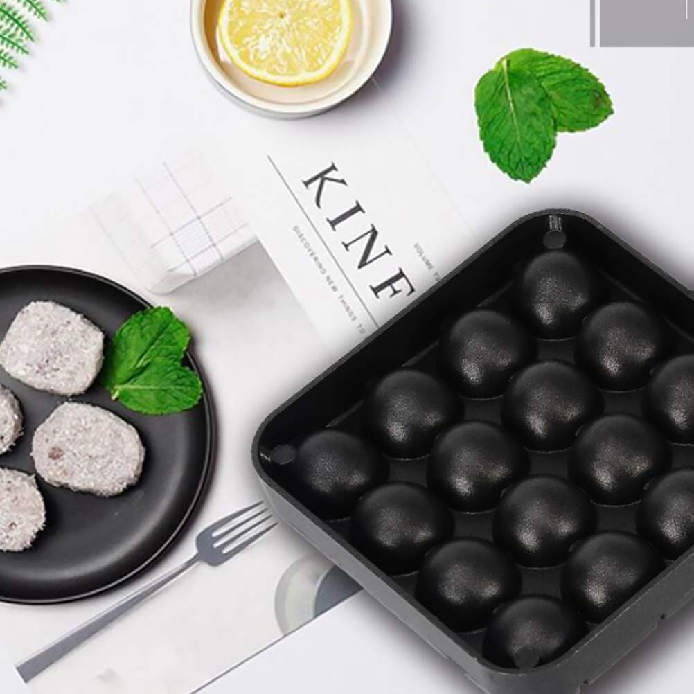 Premium Stainless Steel Meatball Maker Mold & Octopus Ball Grill Pan - Non-Stick Egg Tray, Fish Ball Machine for BBQ, Home Cooking & Party Food Prep