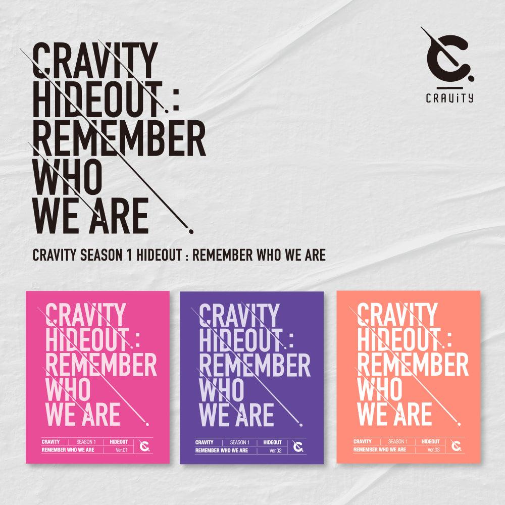 CRAVITY 'SEASON 1 HIDEOUT : REMEMBER WHO WE ARE' Album - K-Pop Music CD for Fans | Perfect for Dance Practice, K-Pop Collections & Gift Giving